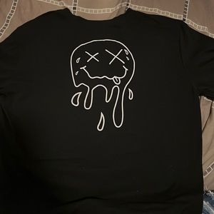 Black shirt with details